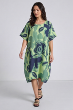 Aurora Linen Shift Dress Mint Green Mint Green - Aurora Linen Shift Dress Mint Green