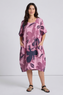 Aurora Linen Shift Dress Confetto Pink