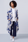 Avice Ink Print Linen Jacket Stone