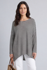 Avril Stripe Slouch Top Black