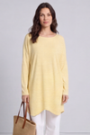Avril Stripe Slouch Top Yellow