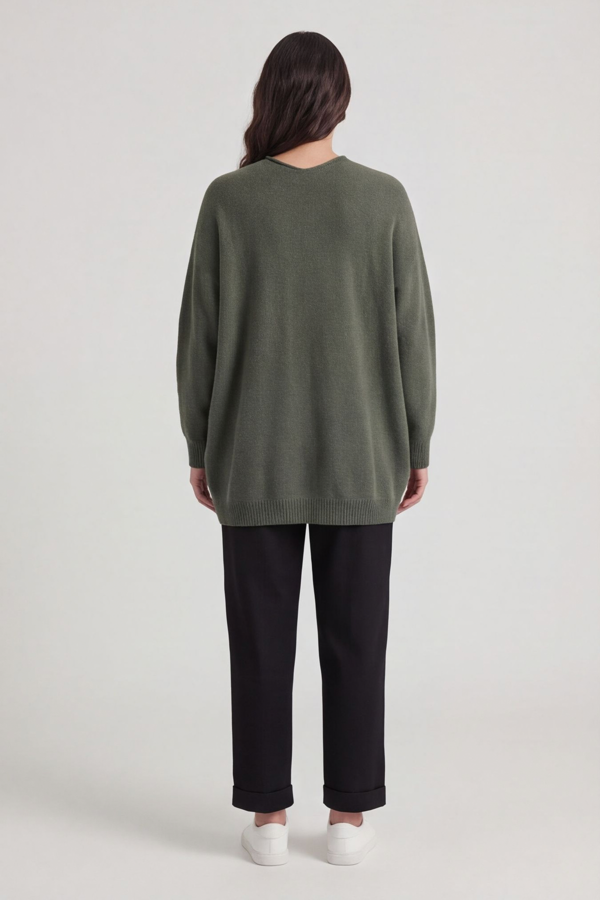 Madelyn Khaki Knitted Jumper