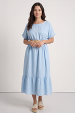 Bernice Belt Detail Denim Dress Light Denim Light Denim - Bernice Belt Detail Denim Dress Light Denim