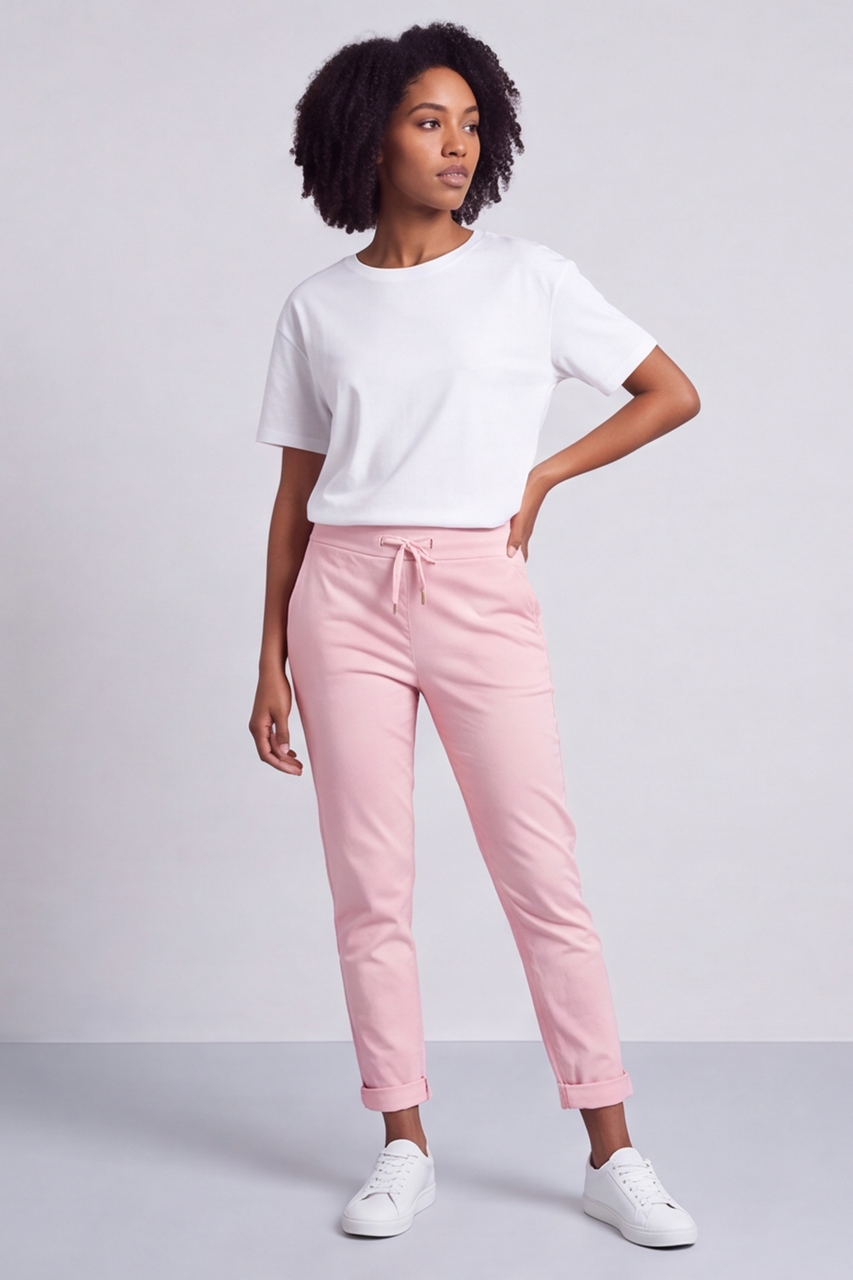 Yarwell Soft Pink Joggers