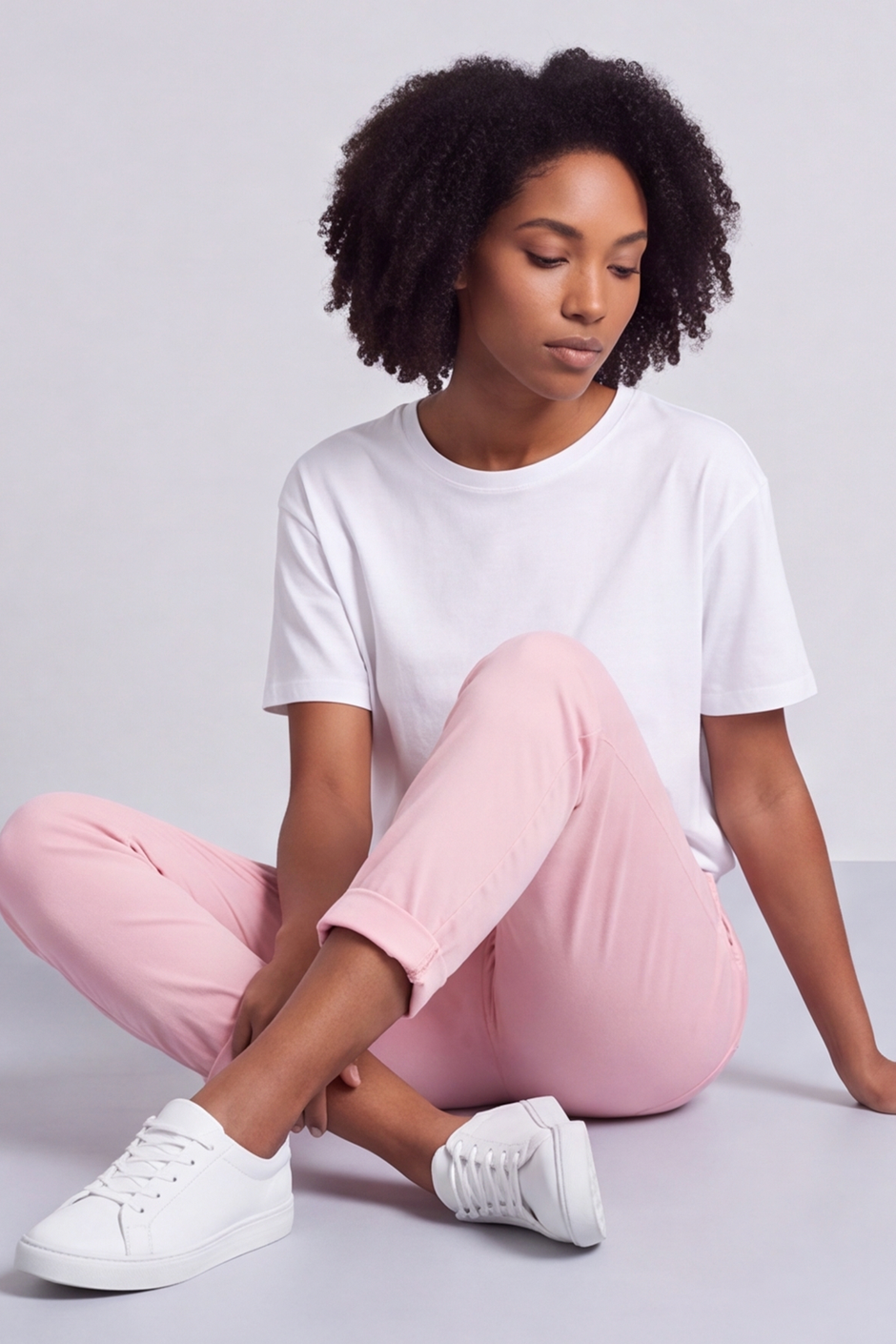 Yarwell Soft Pink Joggers