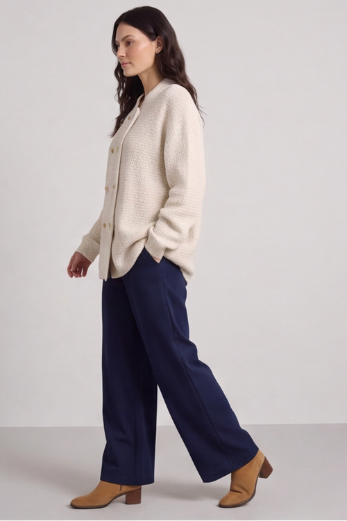 Belinda Knitted Cardigan Stone - Image 4