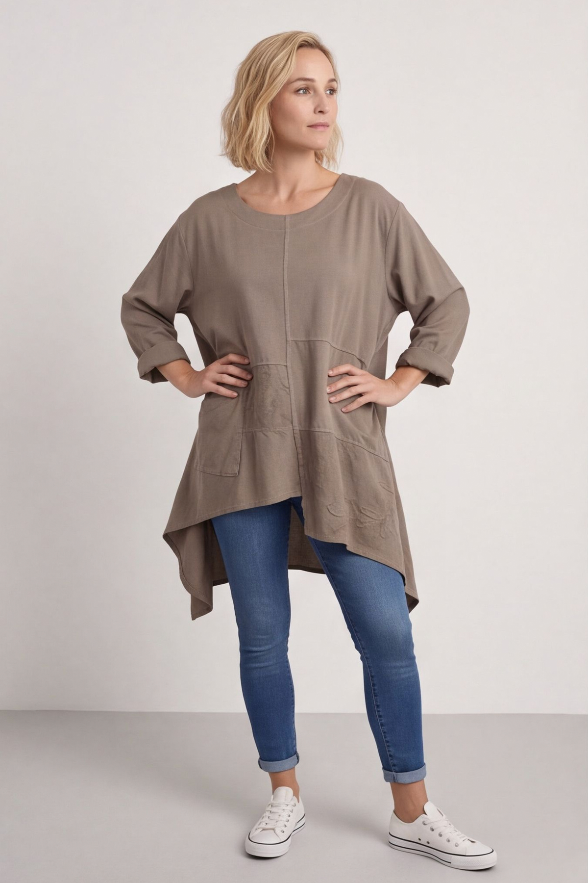 Berenice Cotton Top Mocha
