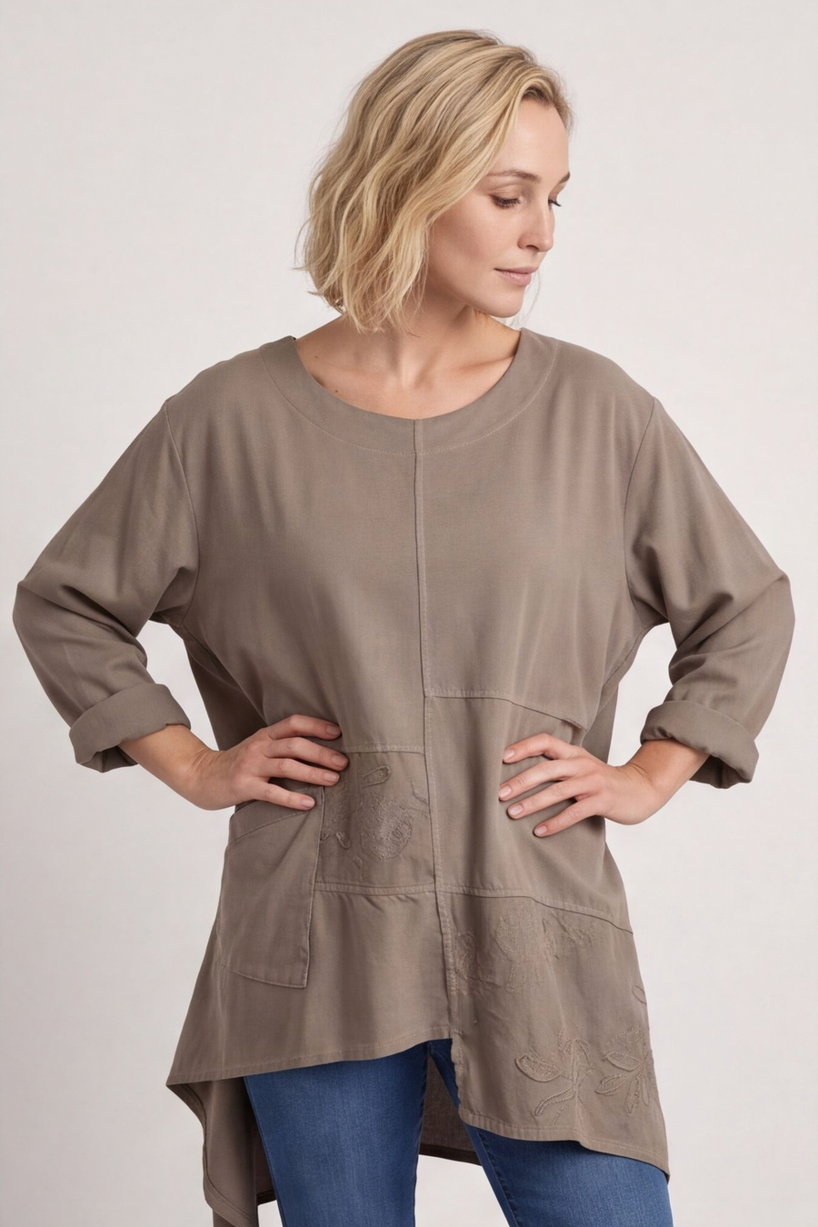 Berenice Cotton Top Mocha