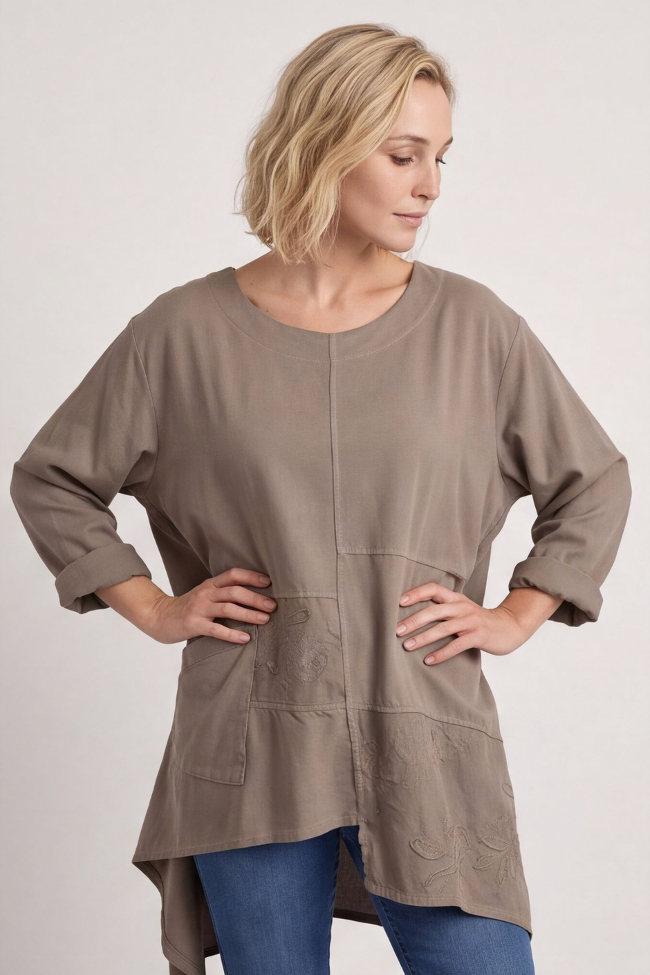 Berenice Cotton Top Mocha