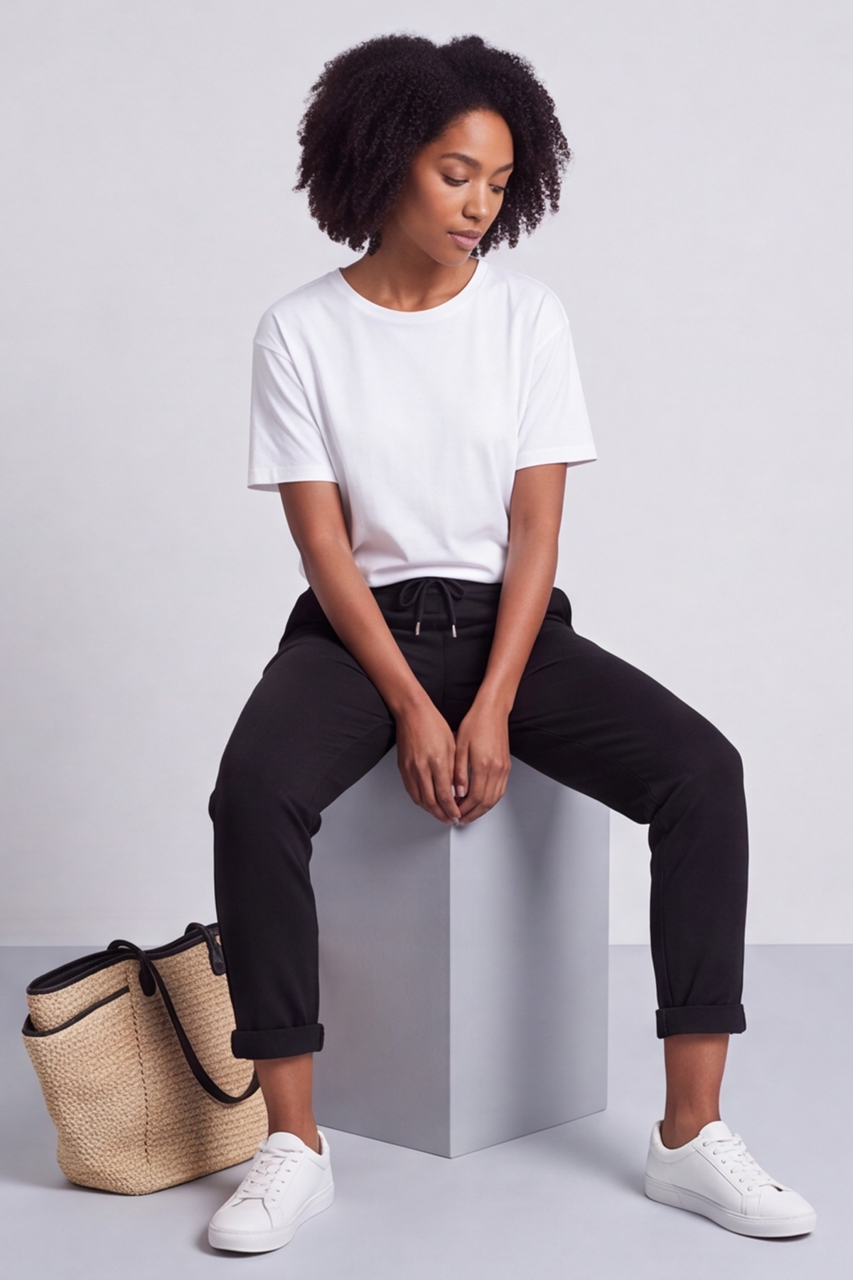 Yarwell Black Joggers