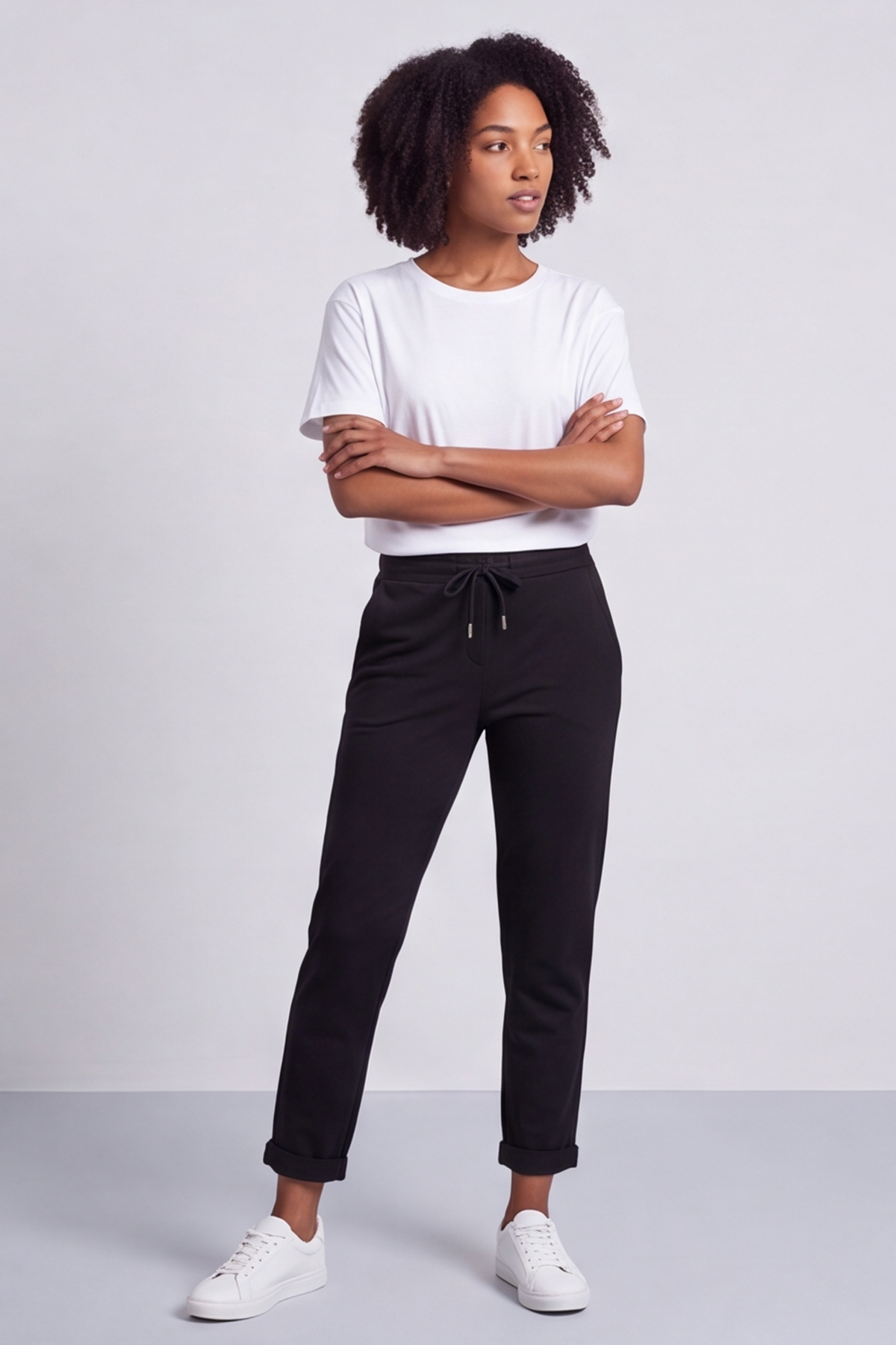 Yarwell Black Joggers