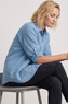Valentina Broderie Blue Shirt