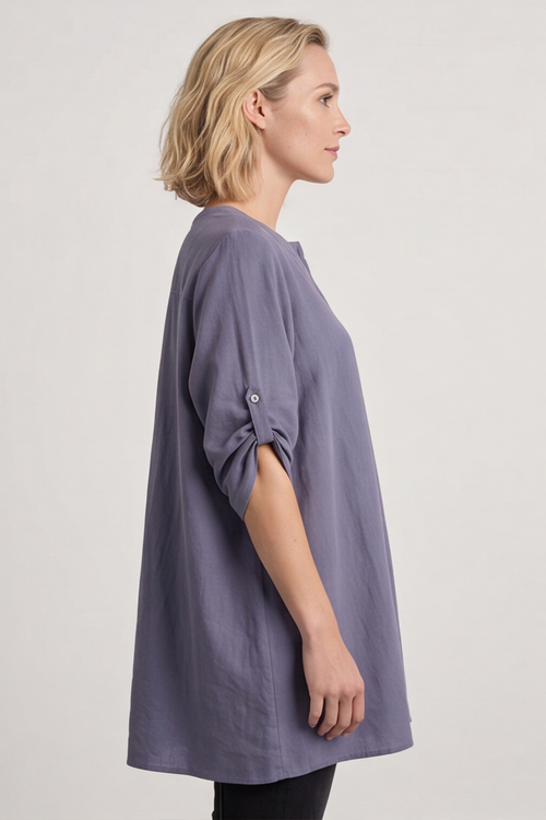 Florence Pocket Navy Tunic - Image 2