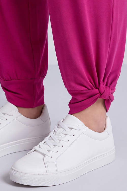 Jacinda Cotton Pink Trousers - Image 2