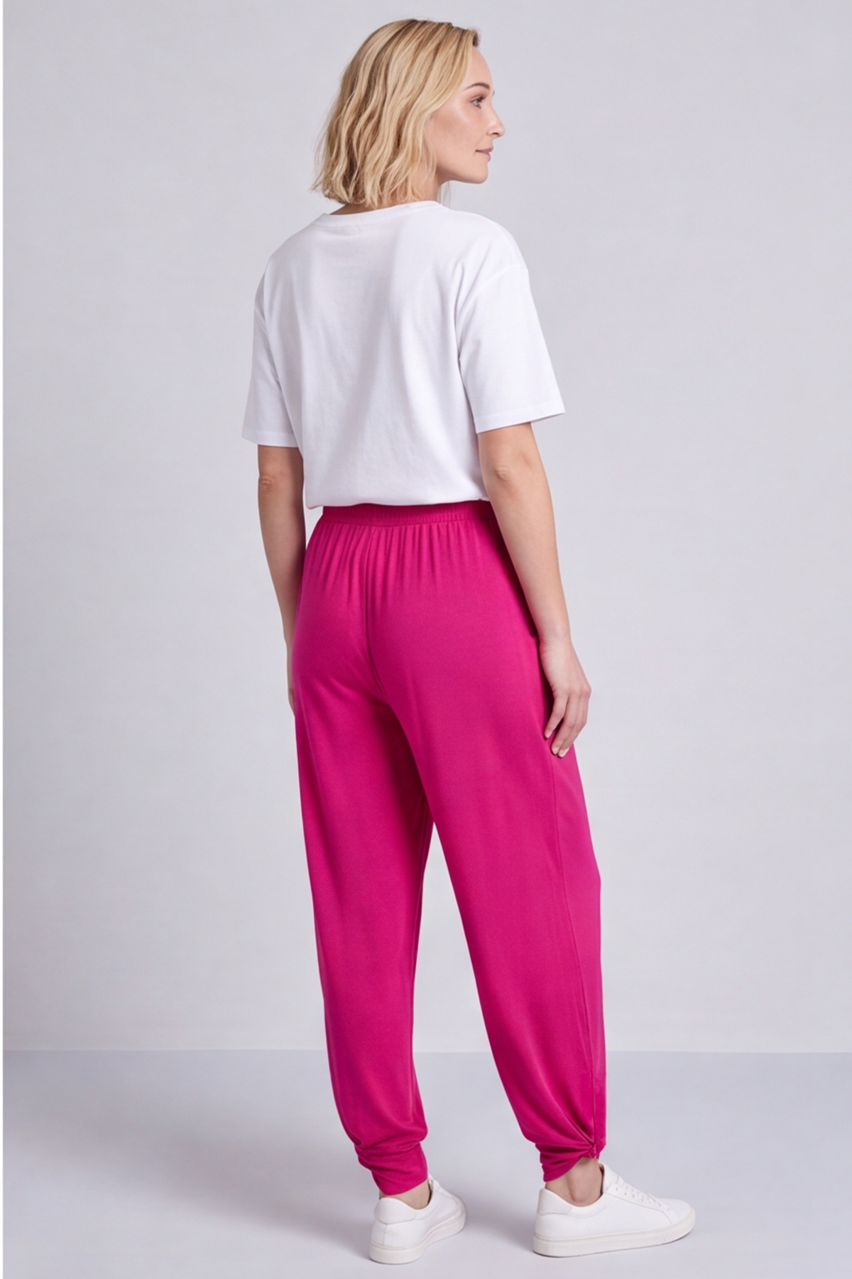 Jacinda Cotton Pink Trousers