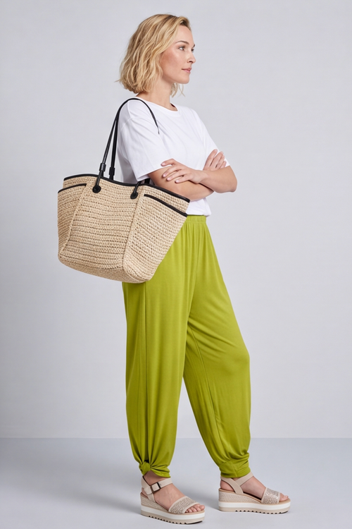 Jacinda Cotton Green trousers - Image 4