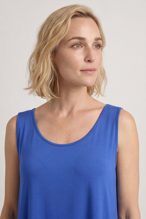 Brinda Sleeveless Dress Cobalt - Image 2