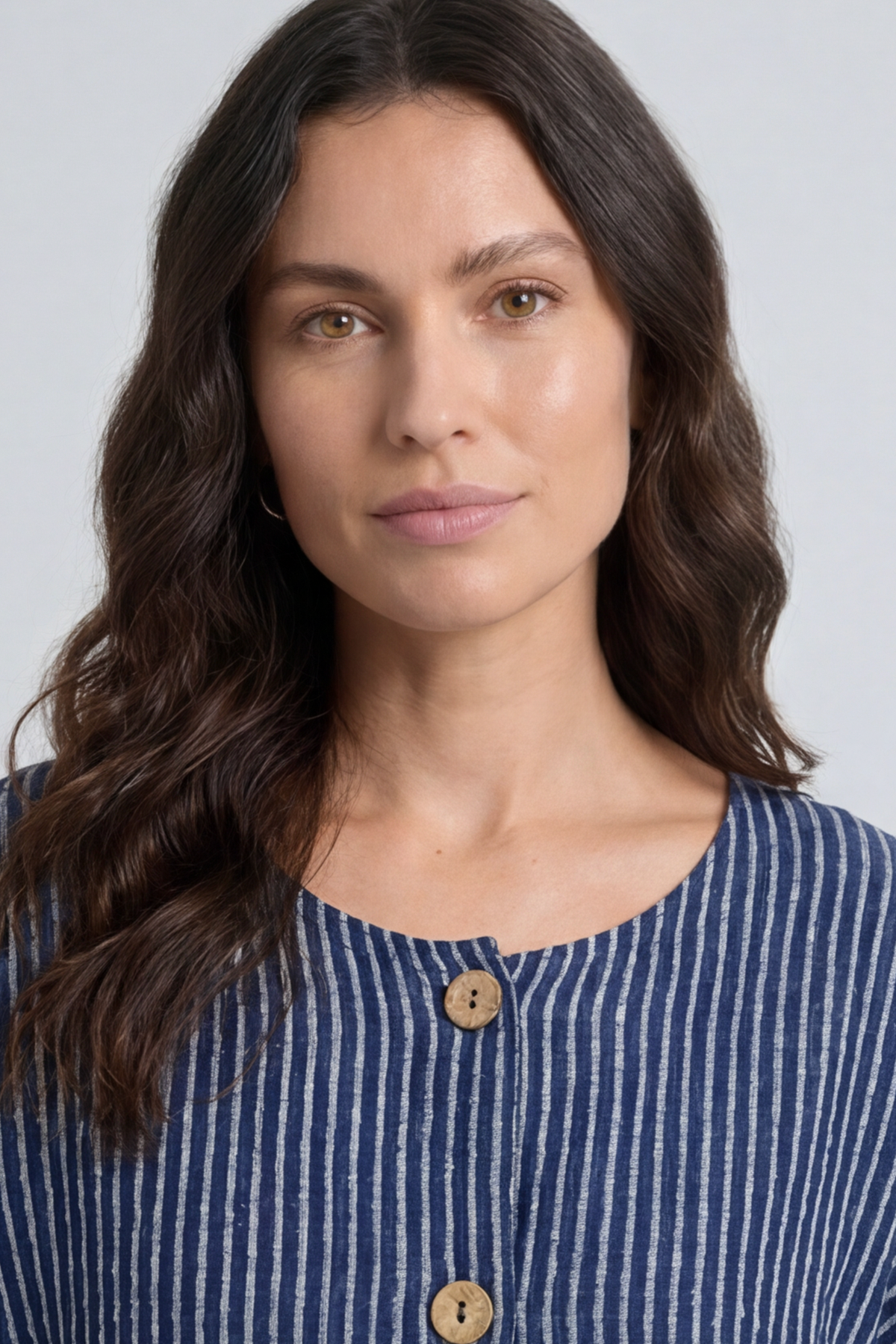 Carlota Stripe Linen Jacket Navy