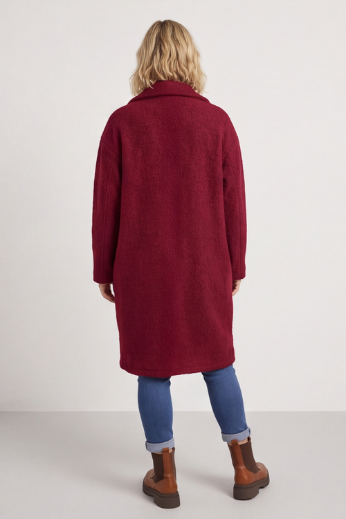 Chrysanta Coat Wine - Image 5
