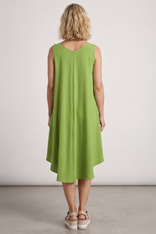 Charlene Sleeveless Dress Olive - Image 4