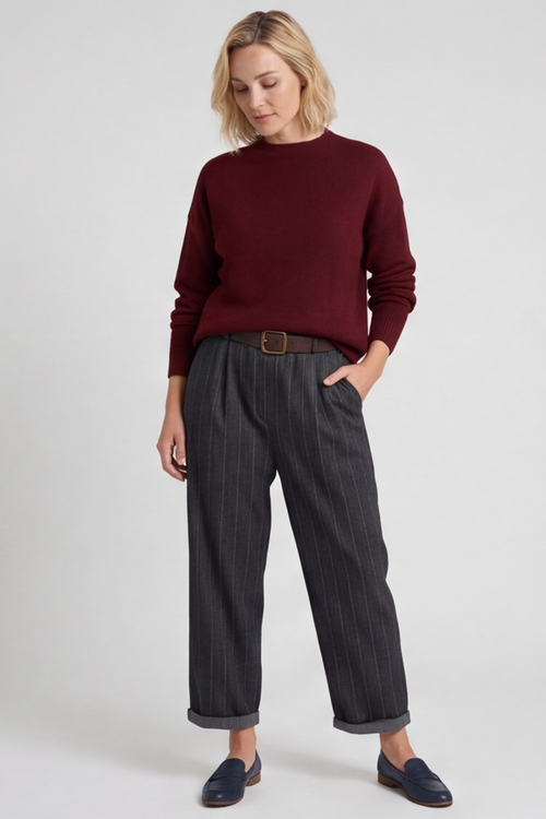 Charlie Belted Trousers Black - Image 4