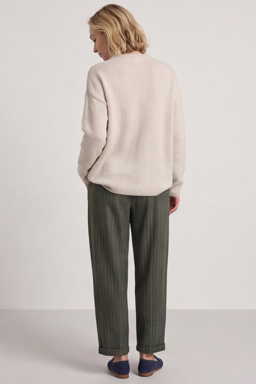 Charlie Belted Trousers Khaki - Image 4