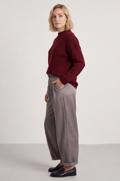 Charlie Belted Trousers Mocha
