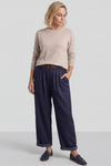 Charlie Belted Trousers Navy