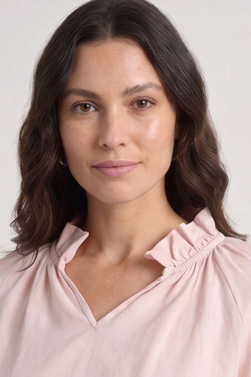 Charmaine Linen Top Pink - Image 3