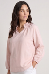 Charmaine Linen Top Pink