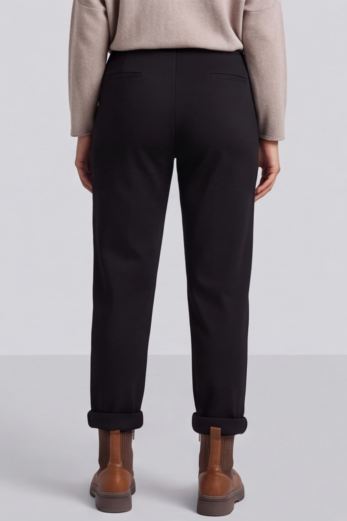 Colby Straight Leg Trousers Black