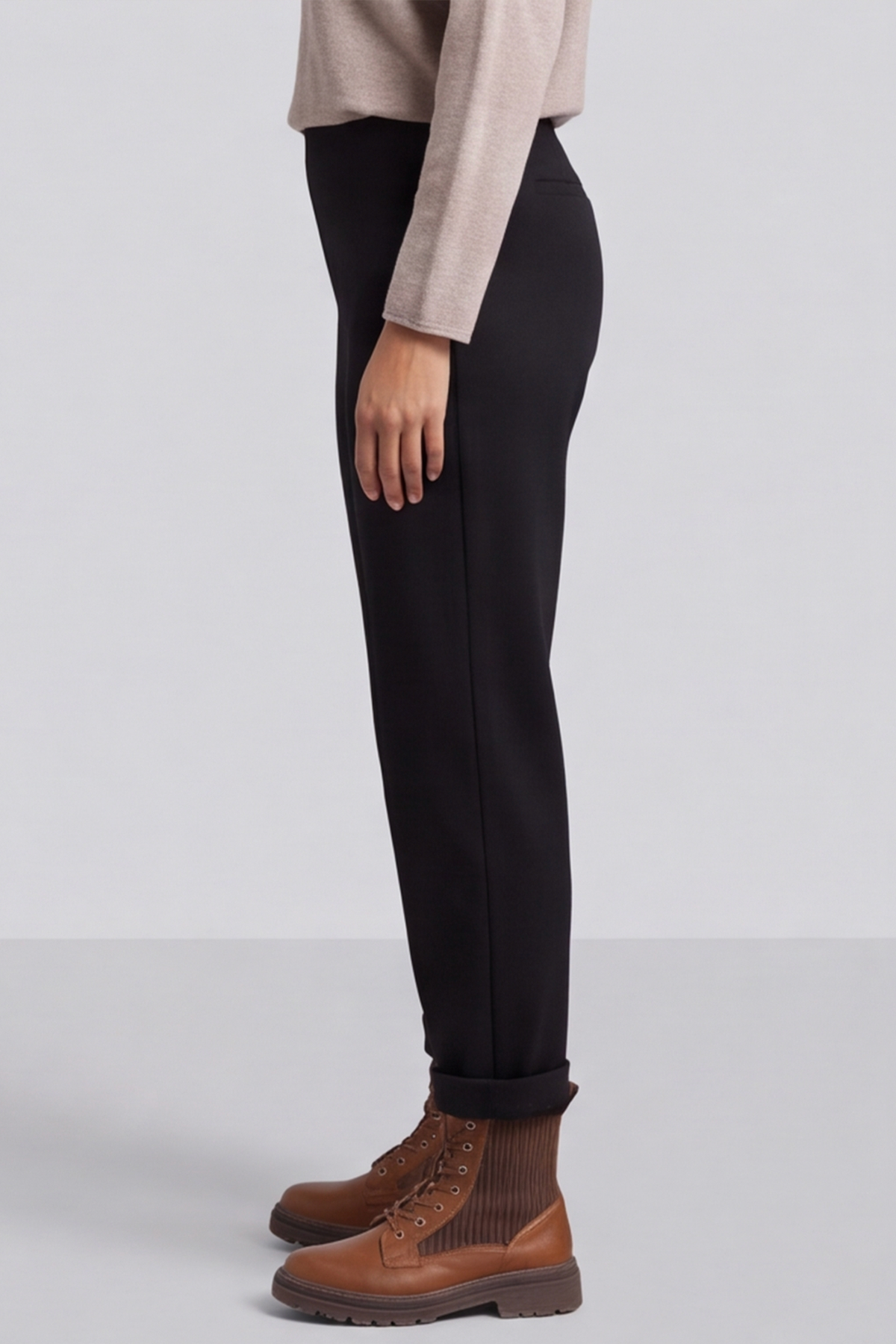 Colby Straight Leg Trousers Black