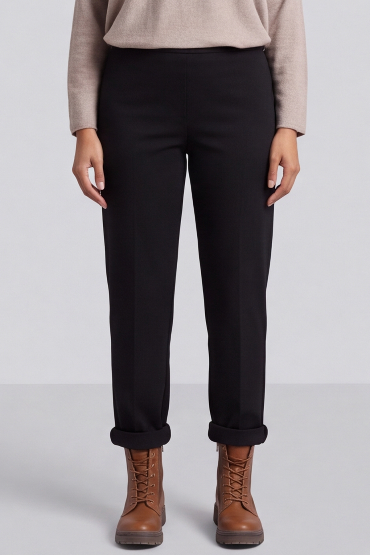 Colby Straight Leg Trousers Black