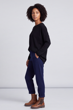 Colby Straight Leg Trousers Navy Navy - Colby Straight Leg Trousers Navy