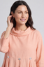 Cromer Button Detail Linen Dress Coral