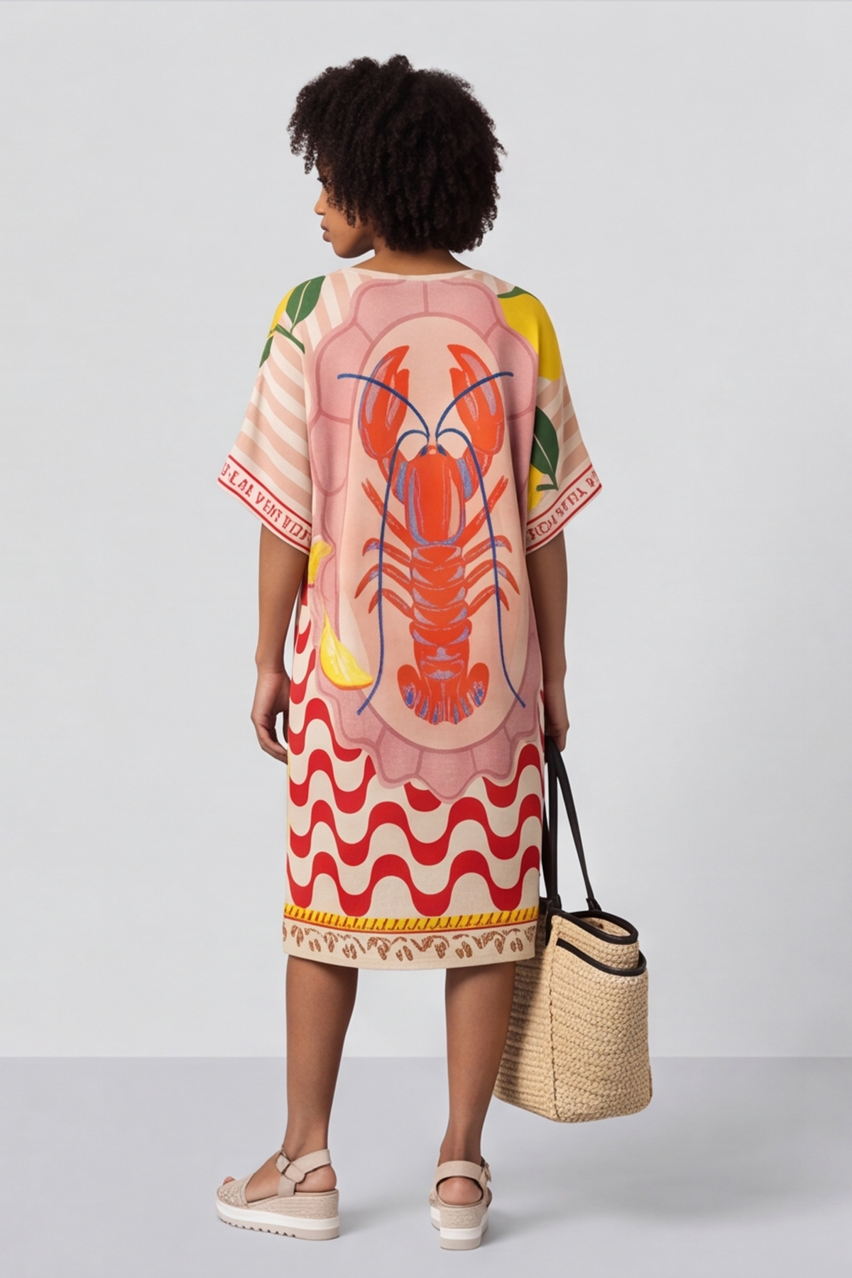 Cleona V Neck Shimmer Dress