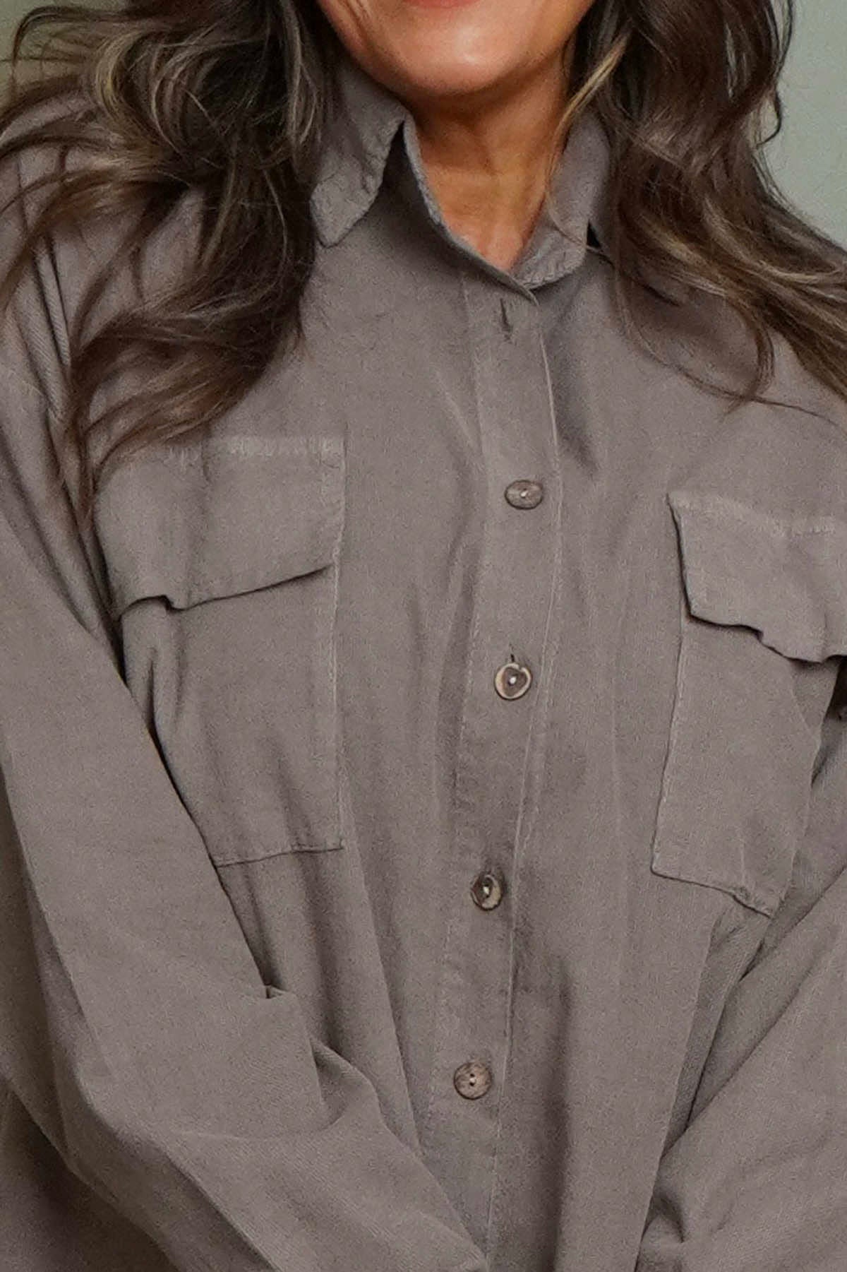 Tonya Needlecord Jacket Mocha