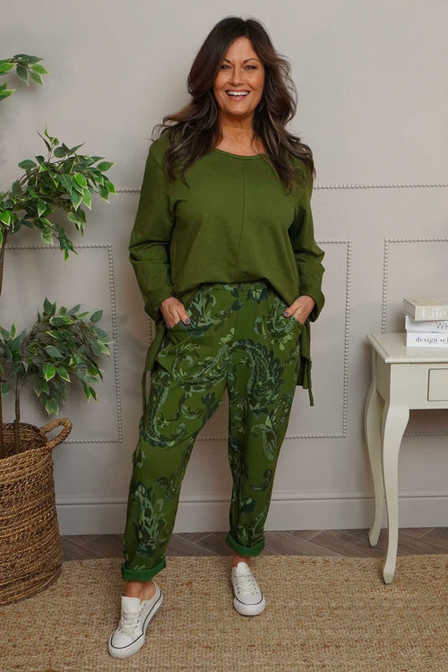 Garnette Cotton Top Olive - Image 5