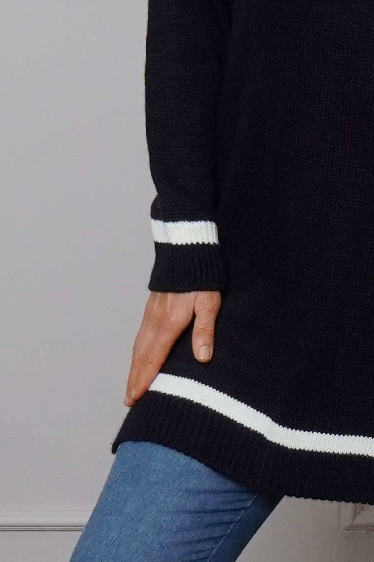 Suzette Knitted Jumper Navy