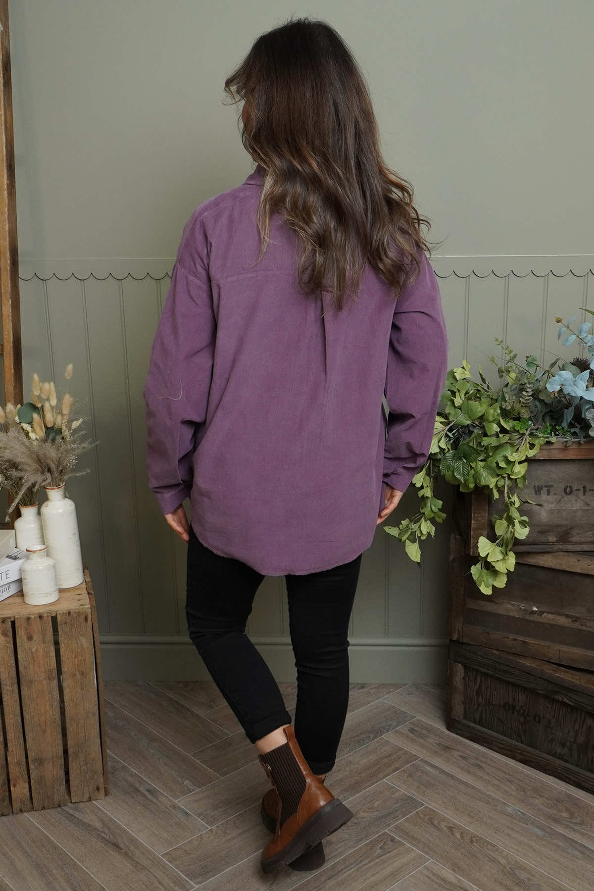Tonya Needlecord Jacket Mauve