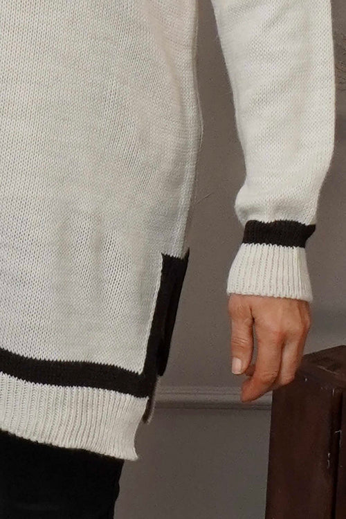 Suzette Knitted Jumper Stone - Image 3