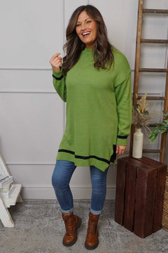 Suzette Knitted Jumper Green