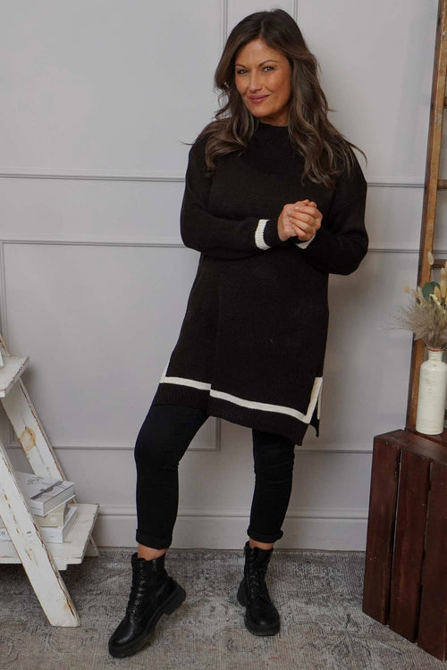Suzette Knitted Jumper Cocoa - Image 2