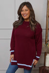 Suzette Knitted Jumper Wine