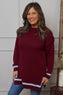 Suzette Knitted Jumper Wine