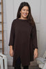 Nelle Cowl Cotton Top Cocoa