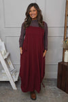 Monabella Cotton Pinafore Wine