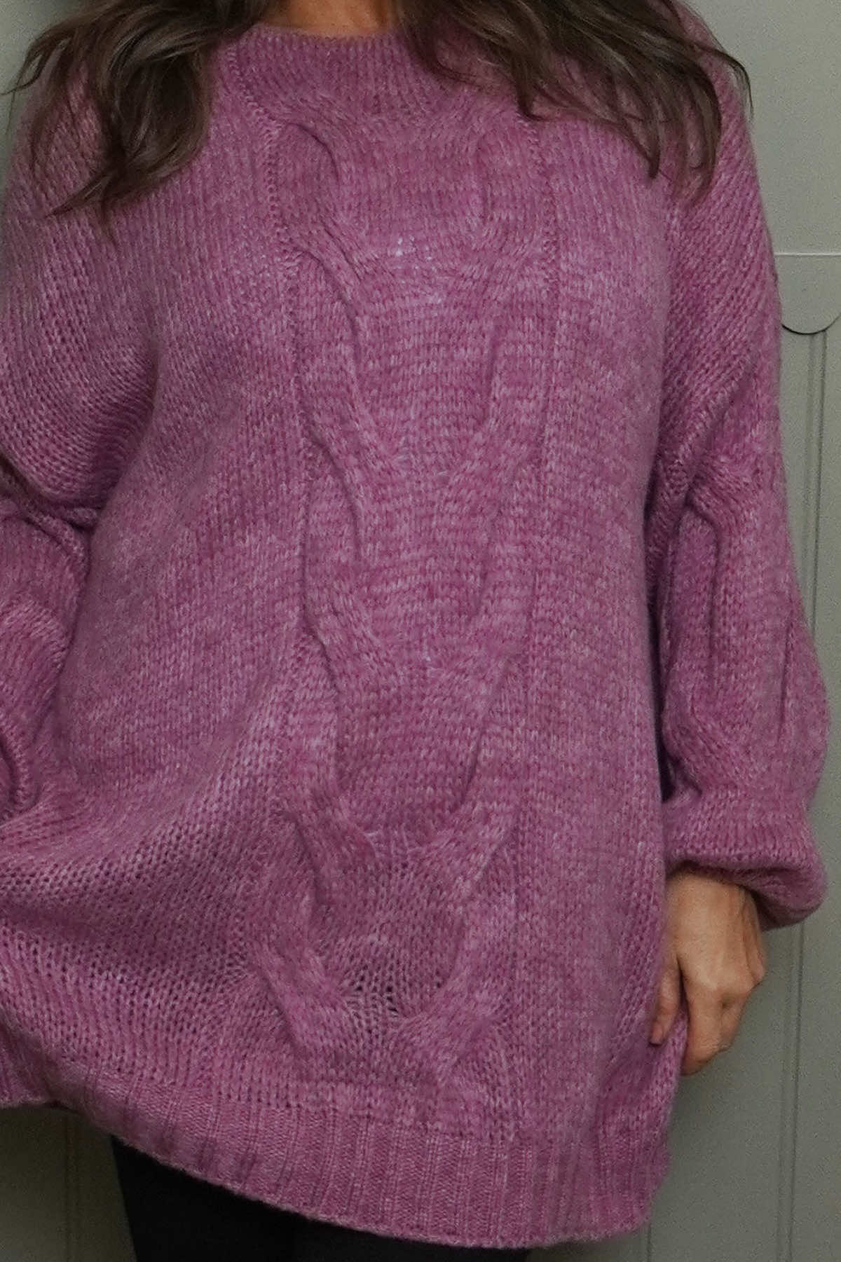Layne Knitted Jumper Grape
