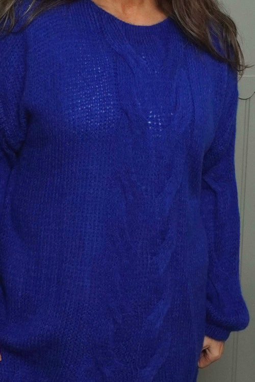Layne Knitted Jumper Cobalt - Image 3