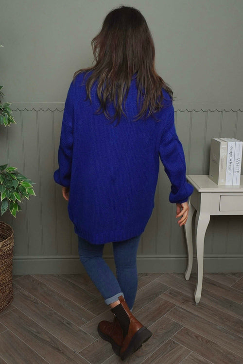 Layne Knitted Jumper Cobalt - Image 4